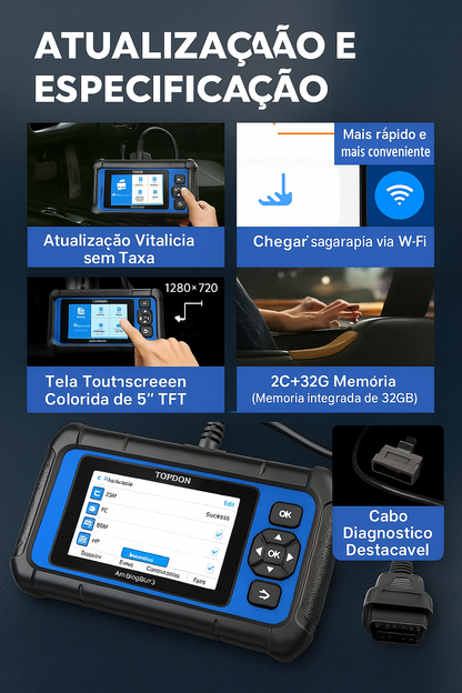 Escáner OBD2 TOPDON AD600S