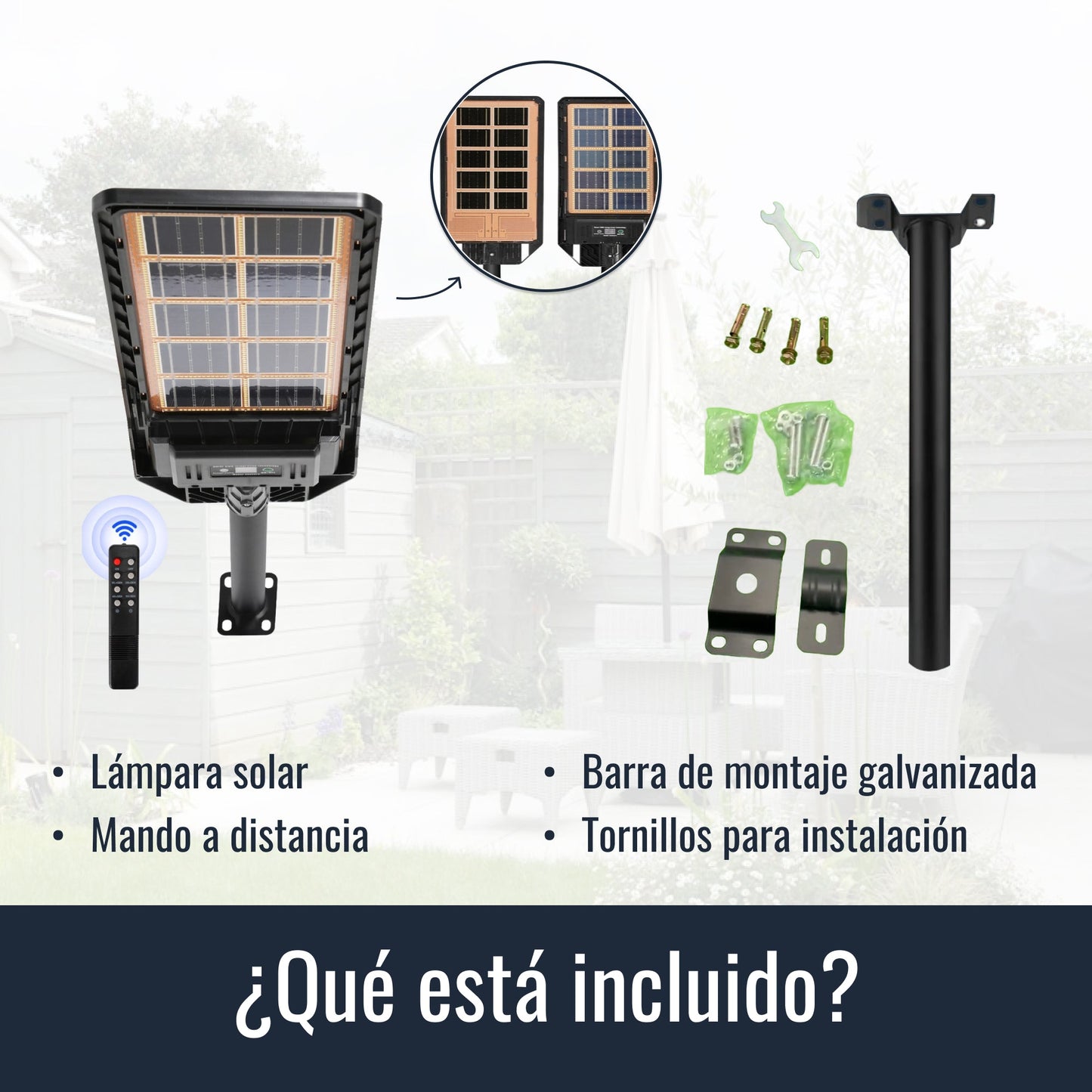 Lámpara Solar Stella 1+1 GRATIS