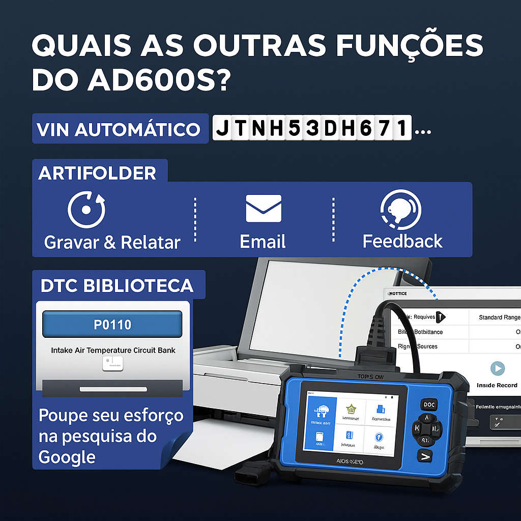 Escáner OBD2 TOPDON AD600S