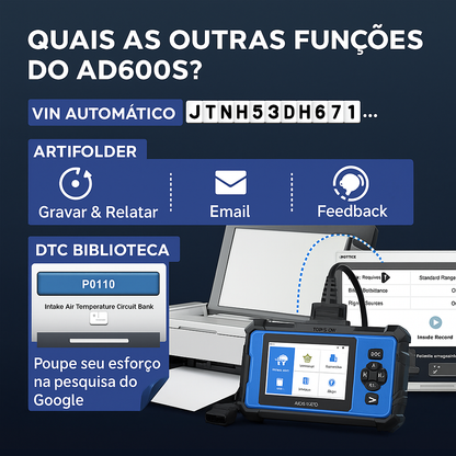 Escáner OBD2 TOPDON AD600S