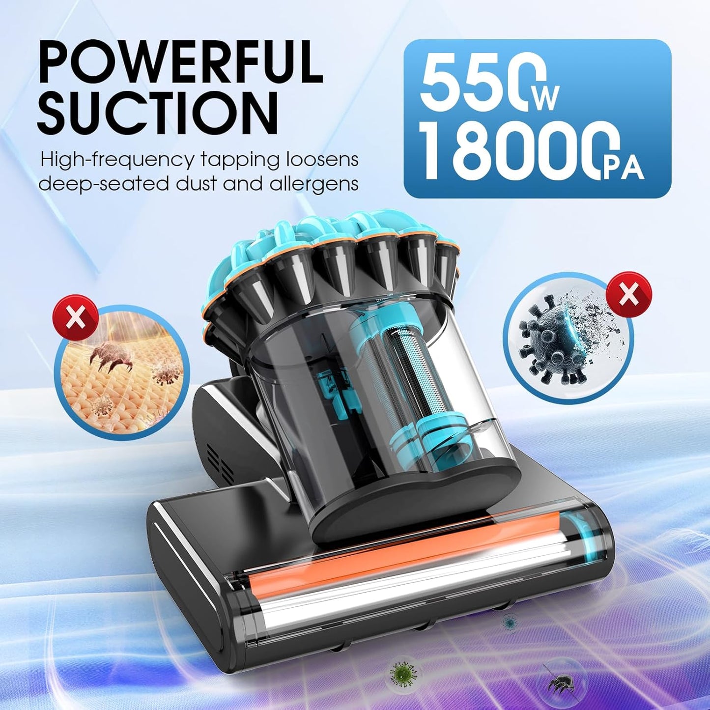 DustSlayer M8 Aspirador De Colchones Anitbacterias UV