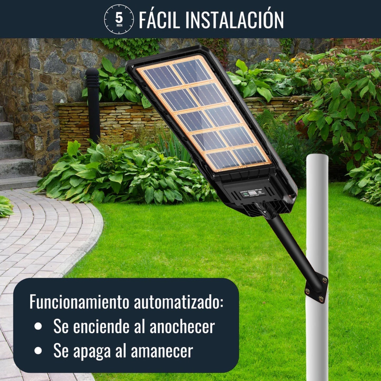 Lámpara Solar Stella 1+1 GRATIS