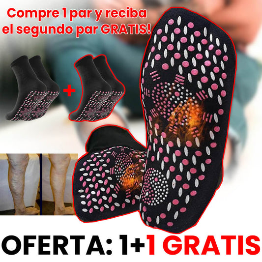 TurmaSocks™ Medias de Turmalina - Adiós Varices en 7 Días (1+1 GRATIS)