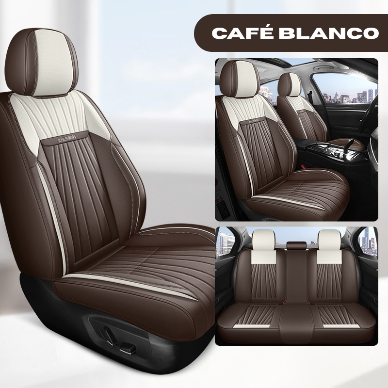 Funda de Asiento de Cuero Para Coches, SUV
