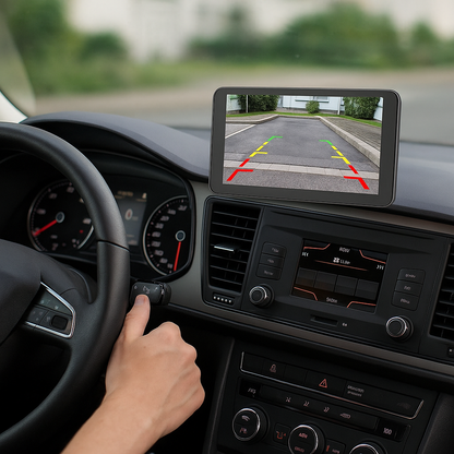 Pantalla Inalámbrica Portátil para CarPlay y Android Auto