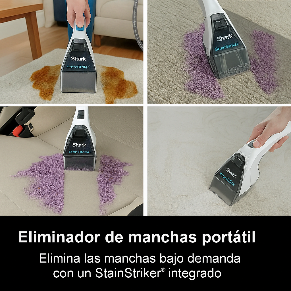 Limpiador Portátil de Alfombras y Tapicerías Shark StainStriker