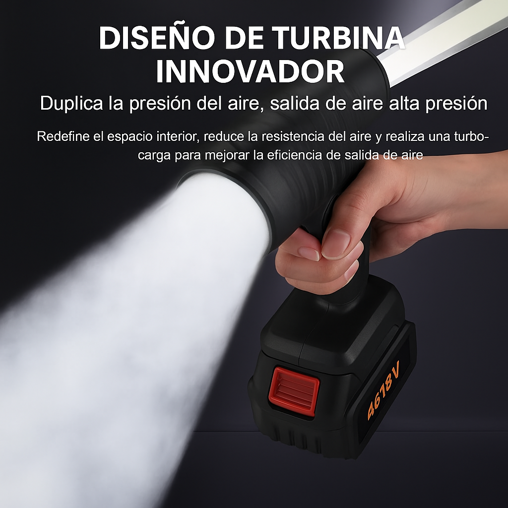 StormJet - Plumero de aire Turbo Super Power sin cable