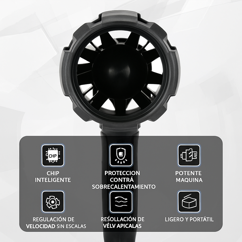 StormJet - Plumero de aire Turbo Super Power sin cable
