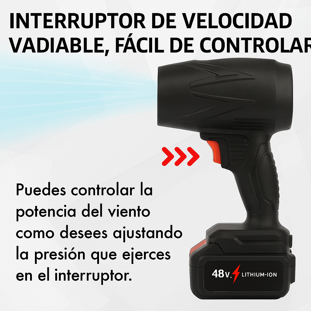 StormJet - Plumero de aire Turbo Super Power sin cable