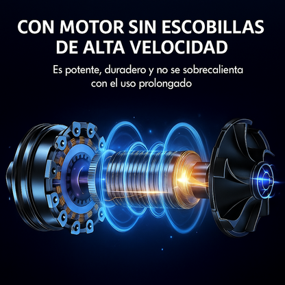 StormJet - Plumero de aire Turbo Super Power sin cable