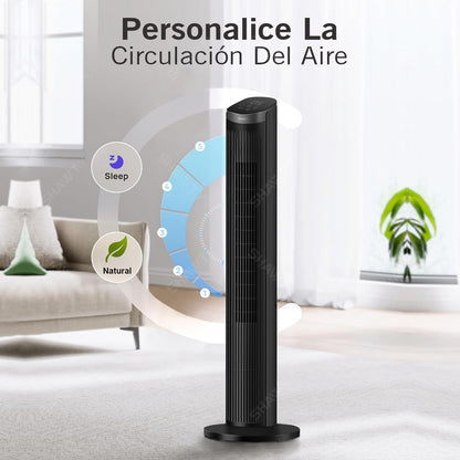 Ventilador De Torre Shawty® 40 Pulgadas 100cm Con Control Remoto