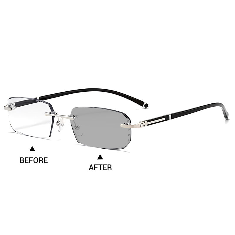 🔥Nuevas gafas de lectura de doble uso antiazules de alta dureza de zafiro✨